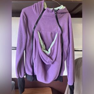 Dual Zip Hoodie with Carry Pouch